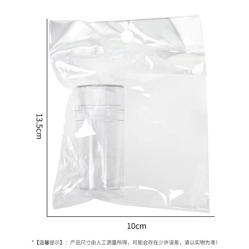 Manicura de uñas francesas sello de silicona de una sola cabeza de doble cabeza con tapa mejorada herramienta de transferencia de cabezal de impresión de silicona blanca lechosa