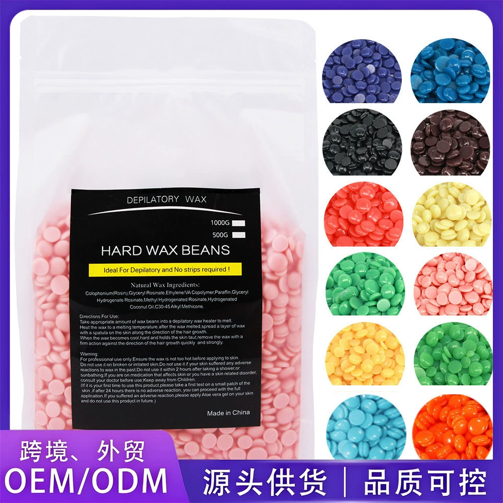 Трансграничная внешняя торговля спотовая поставка 1000 г большой емкости депиляции воск