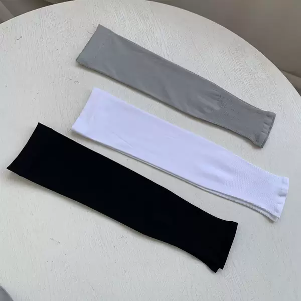 Item number 26A1460, new summer style, Japanese simple solid color with small logo, casual sun protection ice sleeves