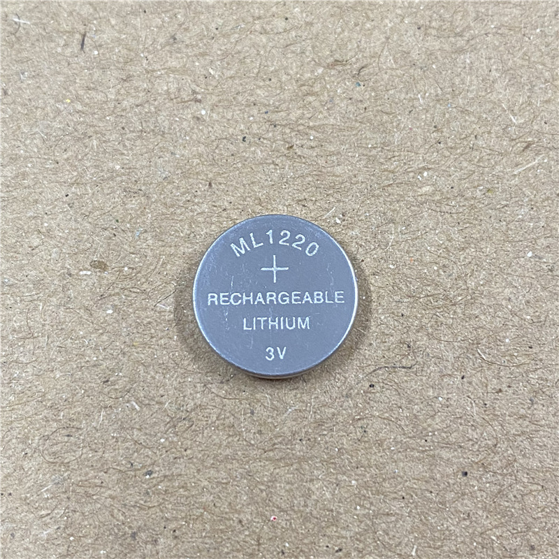 国产ML1220可充纽扣电池 3V 容量18mAh后备电源主板 加工焊脚