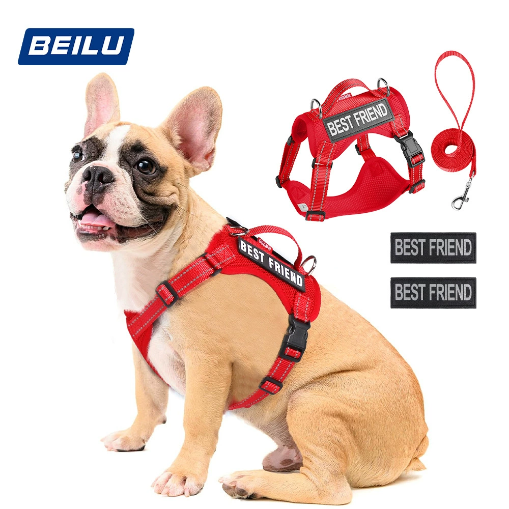 Поводок-жилет для собак, подходящий для французских бульдогов, бишонов и собак малых и средних пород, для прогулок на улице.