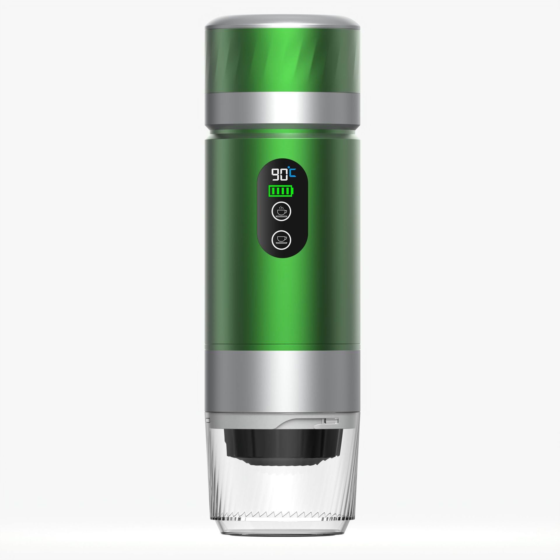 Máquina de café cápsula portátil con batería desmontable eléctrica pequeña máquina de café de calefacción inalámbrica al aire libre para viajes domésticos