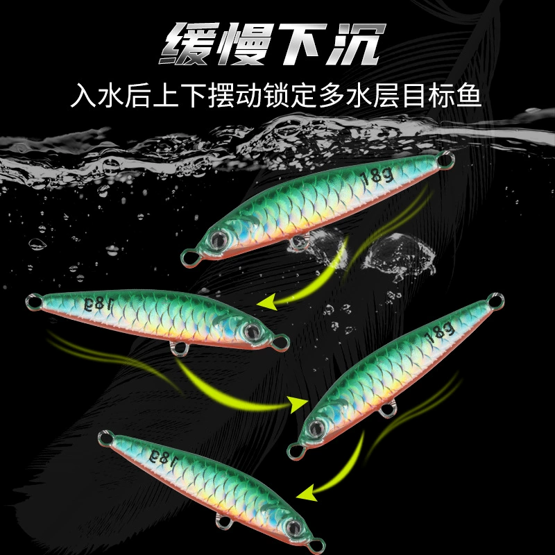 Yipu Tie Road Asian bait is far away and uniformly collects Floating iron plate tap bass bass bass, catfish simulation road sub -bait manufacturer wholesale
