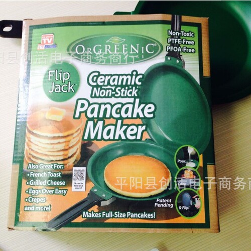 Flip Jack Pan ceramic Pancake Maker Cake Pan TV Mexican Cake Maker