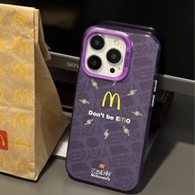 M记永存冠希潮牌金属按键苹果14promax手机壳iPhone13/12磨砂创意