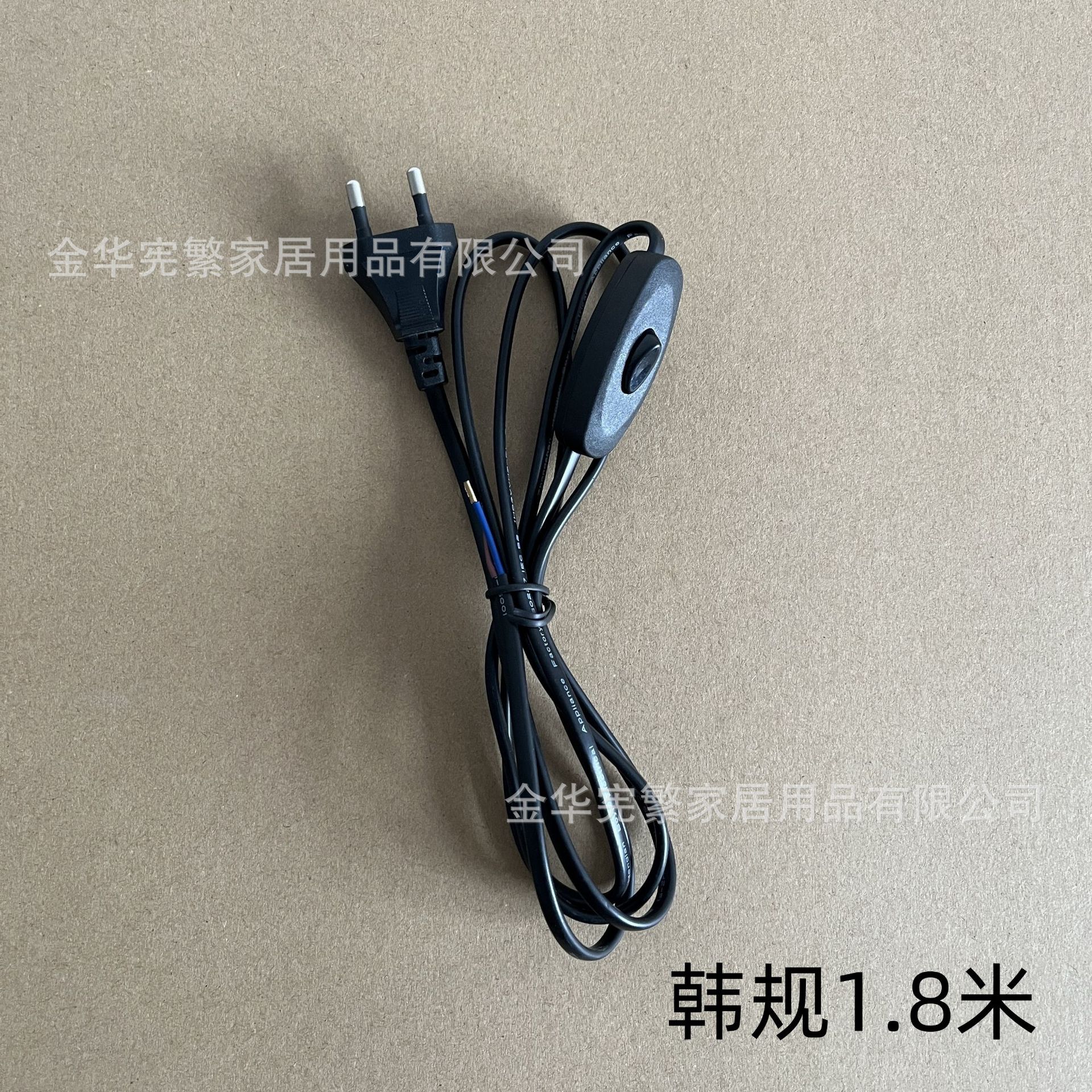[Xianfan] enchufe de cable de alimentación de varios países, interruptor de lámpara de escritorio, cable de pie, estándar europeo y estándar estadounidense, lote de accesorios de iluminación de exportación