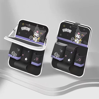 Car table board: Table Car Accessory - kuromi-magic-black-2-upgraded-folding-dining-table-and-free-waterproof-storage-bucket