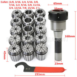 R8����ER40㊊A�^㊵���15pcs���b ����Ӣ�Ə��ɊA�^CNC