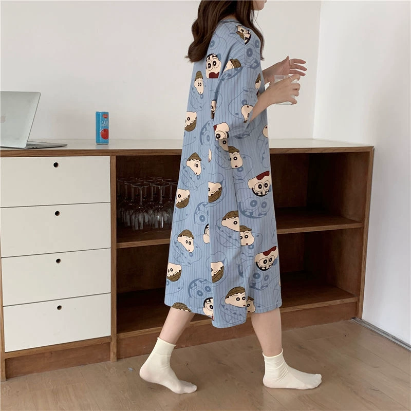 Детское oversize комбинезон-пижама с короткими рукавами, лето, принт-мультфильм, размеры M–XXL