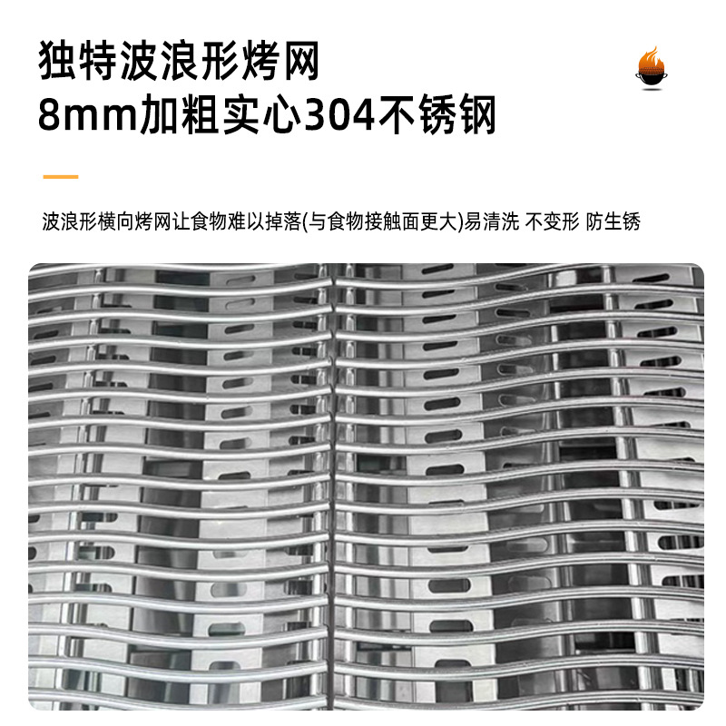 Artesano al aire libre parrilla empotrada gas carbón jardín jardín jardín jardín cocina de acero inoxidable 304