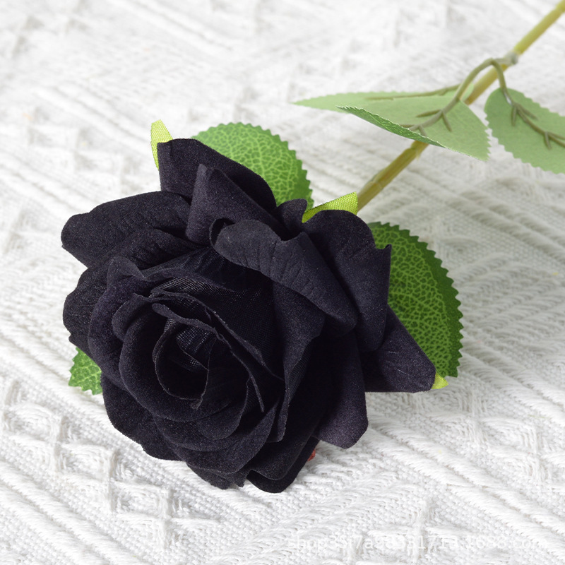 フランネルのバラの花をシミュレーションしてバレンタインデーの家庭の結婚式の装飾の花の壁の手触りは花の人工造花をシミュレーションします。|undefined