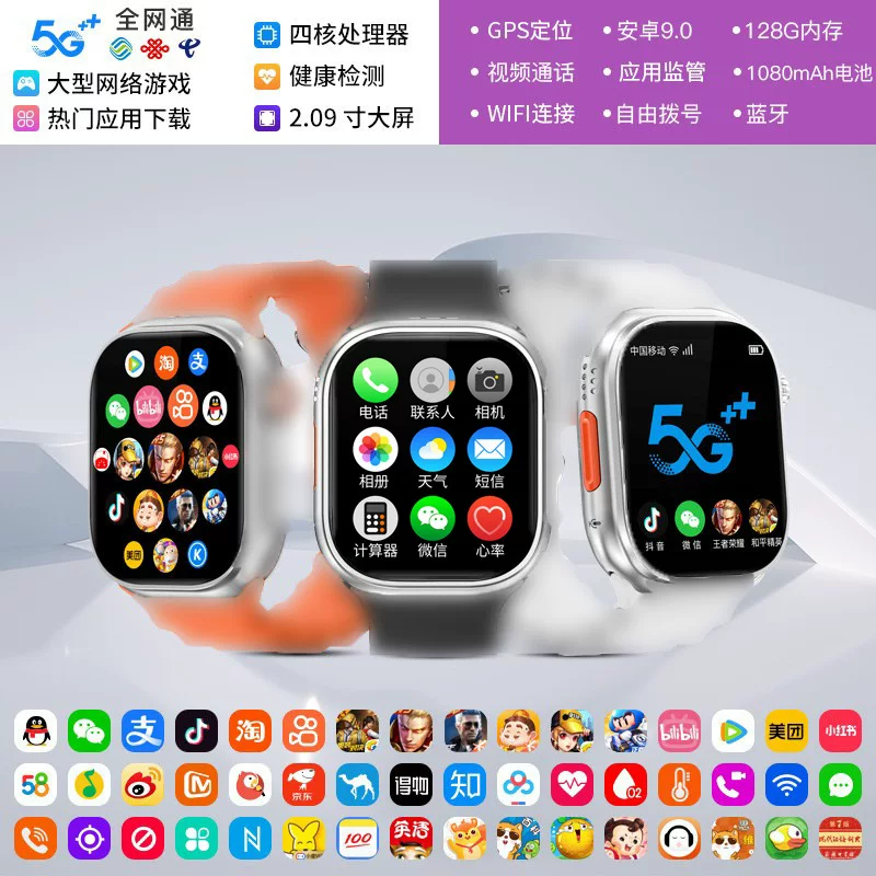 Gaming silky bracelet, 5G, support function for all network communication standards