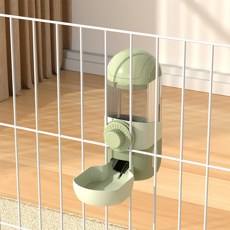 Gato colgando agua para mascotas, cuenco para gatos, alimentador automático para perros, jaula para beber agua para perros, cuenco para perros al por mayor.