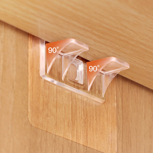 Hole-free partition bracket wholesale household wall traceless load-bearing double row large fixed cabinet wardrobe partition bracket