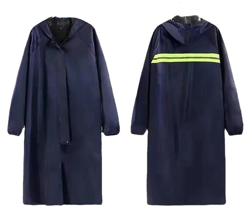 Oxford raincoat, beef tendon raincoat, coat, raincoat, reflective strips, safe cycling, hiking rescue, waterproof, durable and enlarged