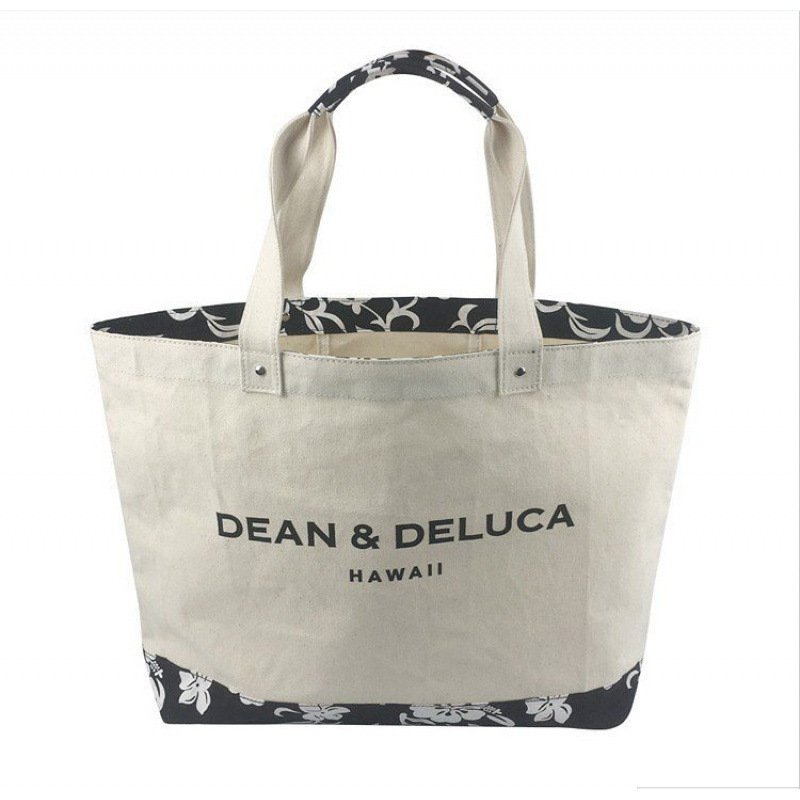 Canvas Bag Large Capacity Women's DEAN & DELUCA Japanese Rakuten Hot Fashion Shopping Printed Handbag Canvas Bag Large Capacity Women's DEAN & DELUCA Japanese Rakuten Hot Fashion Shopping Printed Handbag