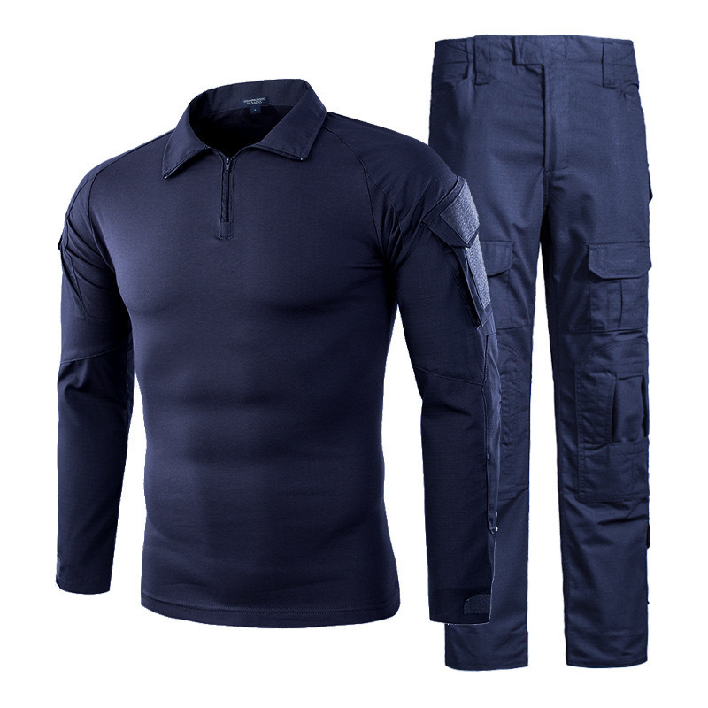 Shanxing G2 Rana Trajes de entrenamiento para hombres manga larga estilo americano al aire libre anti-desgaste trajes físicos de combate a incendios trajes tácticos transpirables
