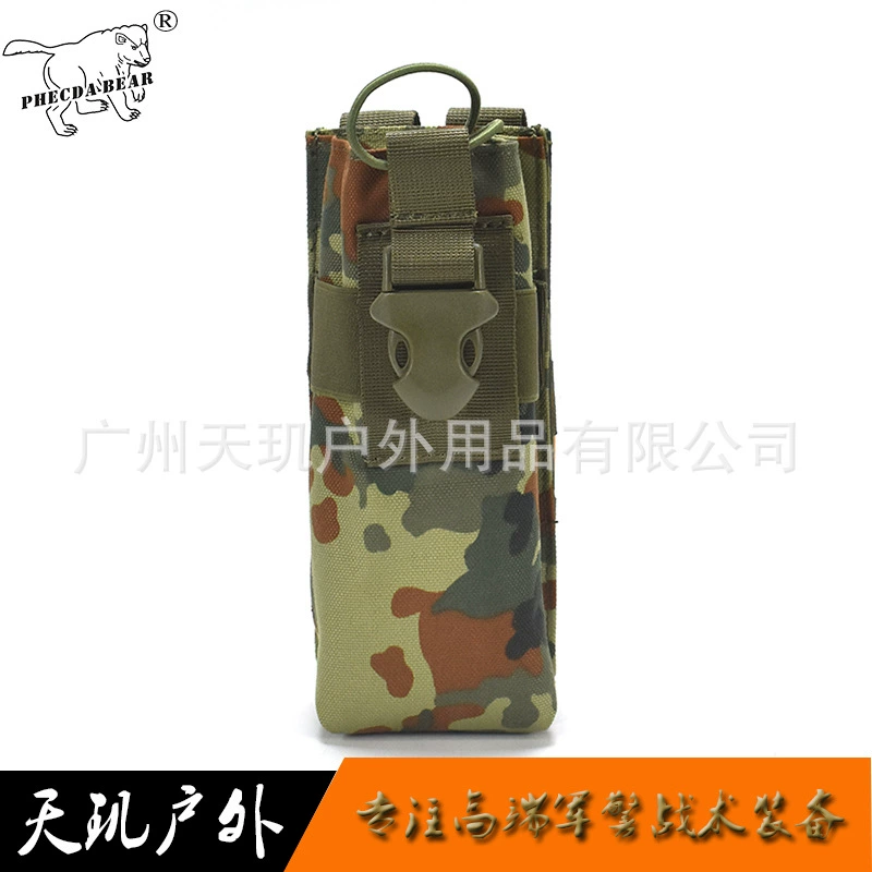 Dimensity Outdoor 1000D водоотталкивающая сумка для хранения радио в камуфляже MOLLE, длинная практичная сумка для инструментов