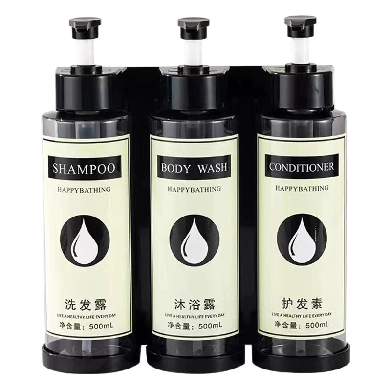 Мыльная жидкость для отеля без перфорации Настенный шампунь для ванной