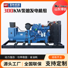 玉柴300KWディーゼル発電機ユニット純銅ブラシレス交流発電機玉柴足パワー発電機ユニット