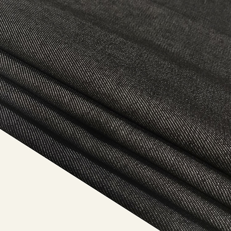 Precio atractivo contracción al por mayor negro elástico tela de telas denim rayadas image 5
