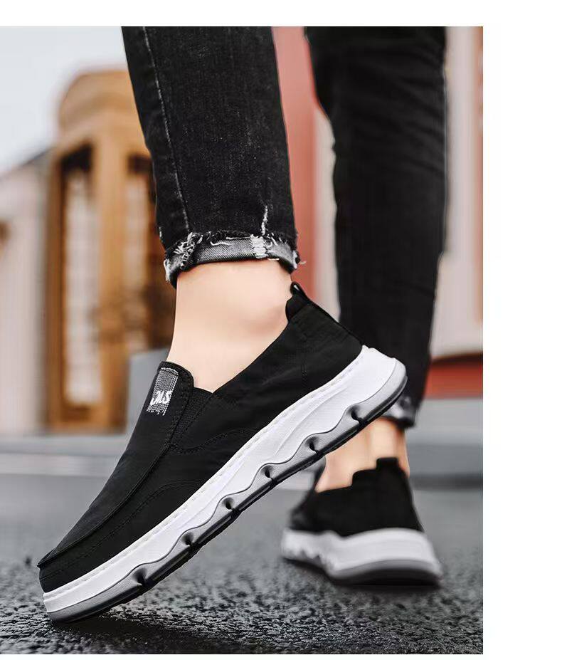 Giày lười nam vải lụa băng kiểu một chân, giày thể thao thông thường cổ thấp — Y6753 màu xanh lá cây, Y6753 màu xám, Y6753 màu đen chi tiết 14