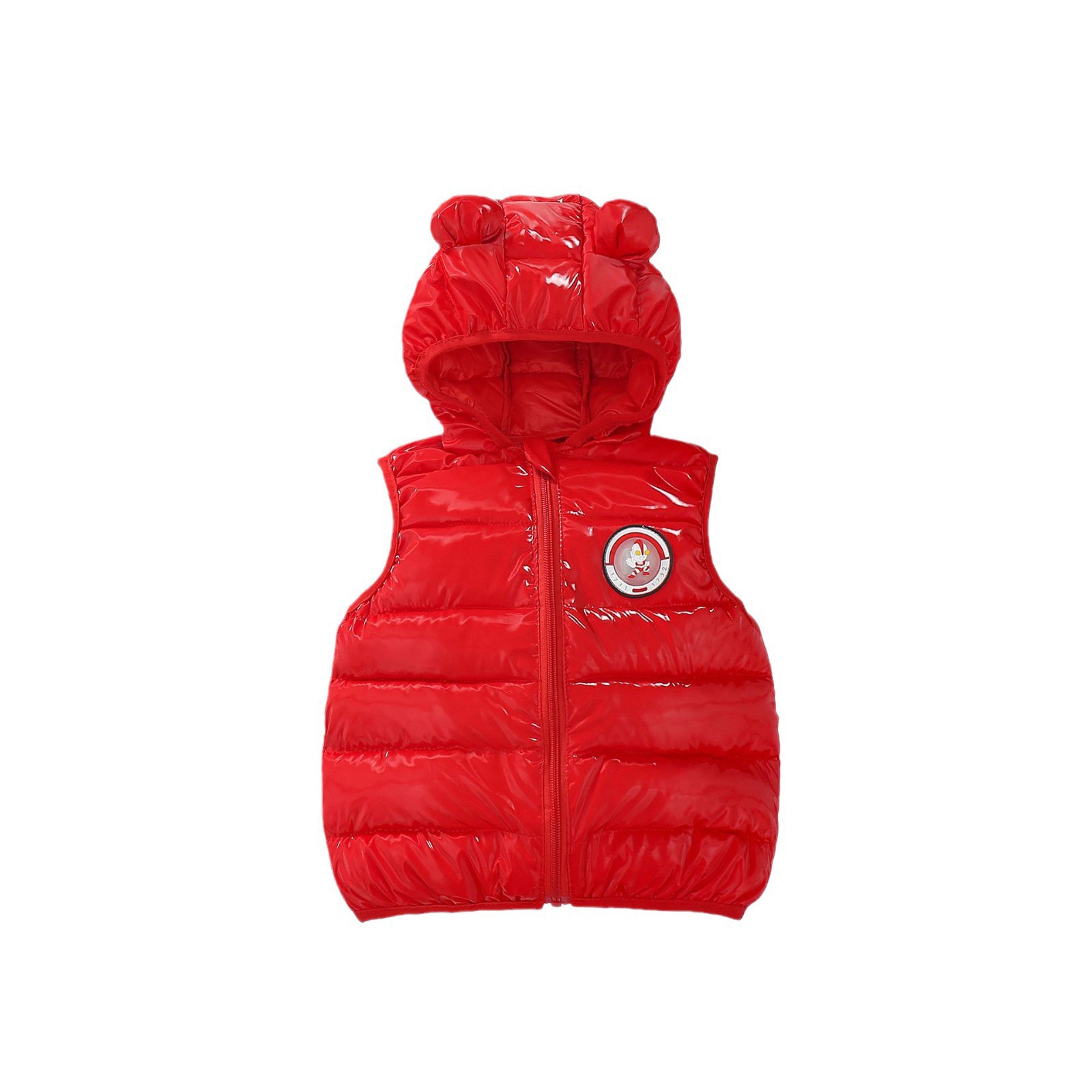 Color de la ropa de algodón de orejas super lindos super lindos dos lados abrigo caliente a prueba de frío para niños de mediana edad, bebé algodón de pluma de marea