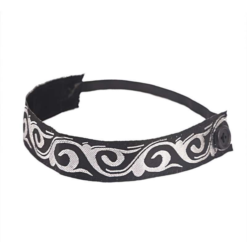 Oido transfronterizo anti-apriete máscara botón diadema borde ancho cinta enfermera máscara banda de pelo Simple deportes headwear