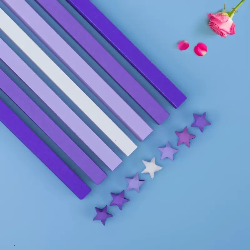 Purple gradient short 22CM (540 sheets/pack)