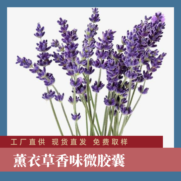 薰衣草香味微胶囊纺织品家纺面料成衣袜子床品毛巾洗衣液加香助剂