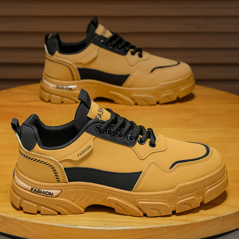 2026 primavera nueva cocina superficie de cuero antideslizante anti-desgaste anti-sucio zapatos de trabajo para hombres zapatos deportivos de trabajo Martin
