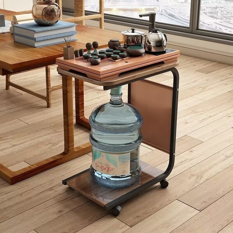 移動可能な小茶のいくつかの小戸型は輪の辺のいくつかの客間のソファーの家庭用の簡単な小さい机の寝室のベッドの辺のテーブルのキャビネットを持ちます。|undefined