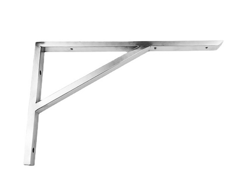 【Factory Direct Sale】Thick Marble Stainless Steel Triangular Support Bracket Wooden Board Shelf Sill Bracket Bookshelf