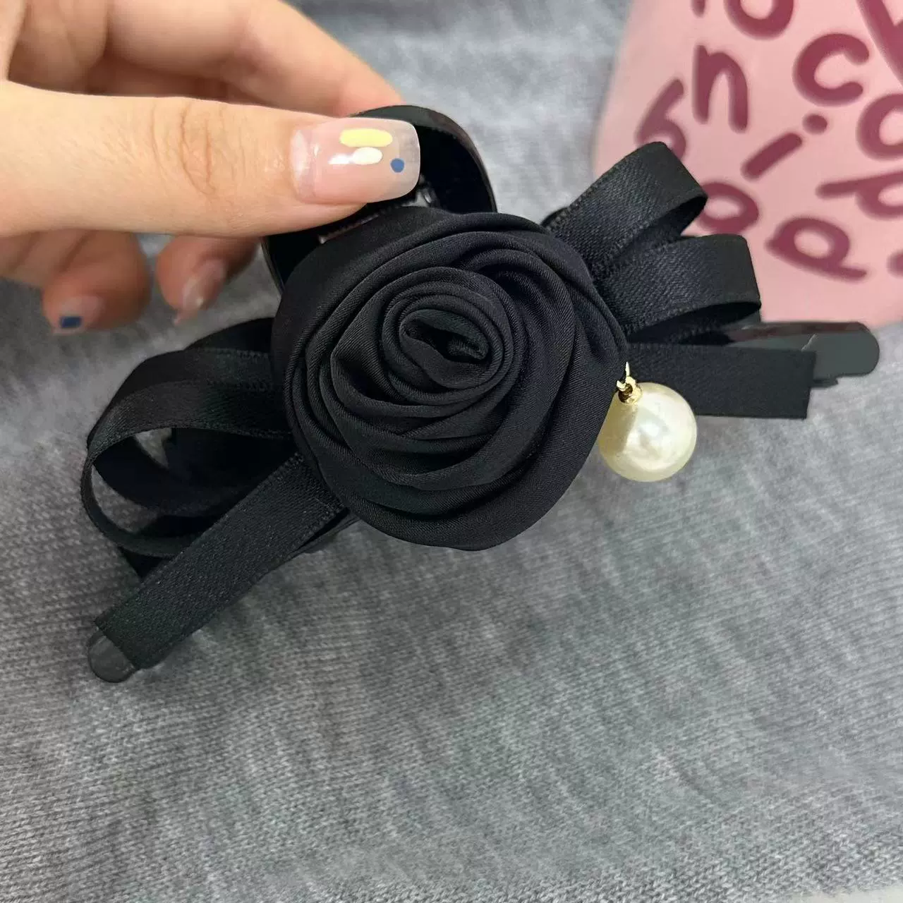 Hairgrip, big elegant crab pin, shark, hair accessory, Korean style, high-quality style, new collection