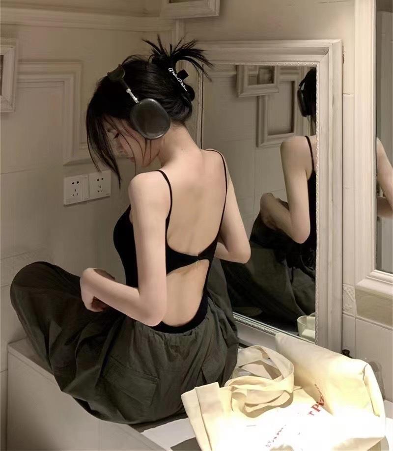 Summer Season Wholesale Women's Cotton Sexy Solid Color Tank Tops