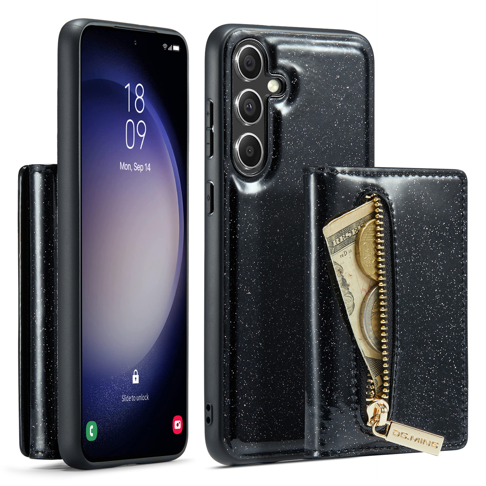 M3 per Samsung S20 FE due in uno borsa per schede flash custodia per cellulare S20 FE custodia protettiva con cerniera magnetica_voghion.com