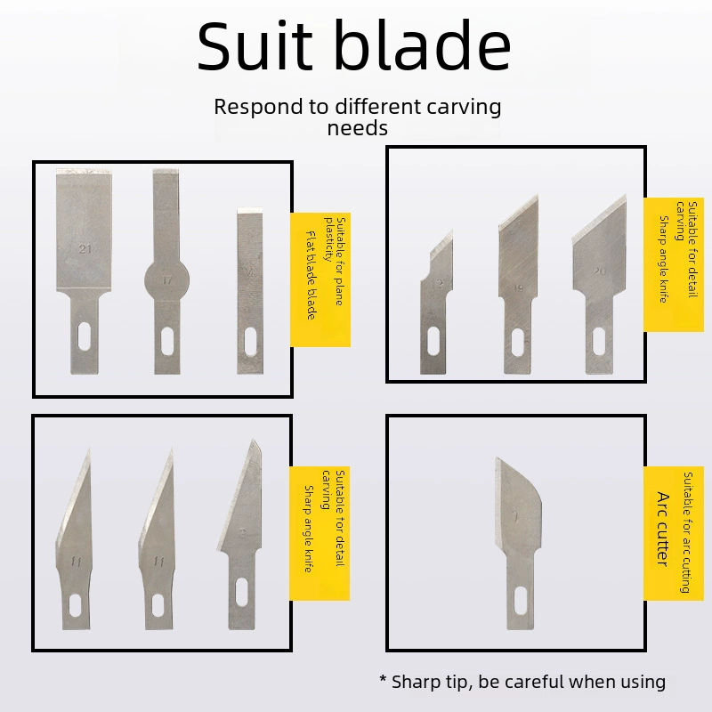 13PC carving knife small engraved knife cutting knife cutting knife sticker film knife blade blade paper -cutting tool