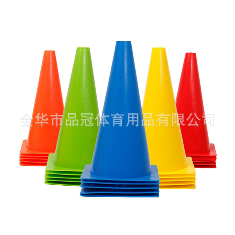 Logo cubo de entrenamiento de fútbol equipo obstáculo cubo de plástico tubo de helado engrosamiento 18/23/32/38/48cm cubo cónico