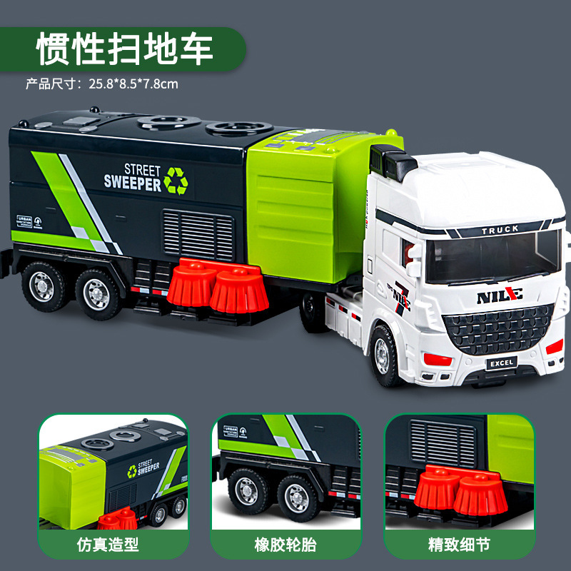 Niños mezcladores excavadoras inerciales grúa de aleación camión de ingeniería camión volquete juguetes al por mayor puestos transfronterizos