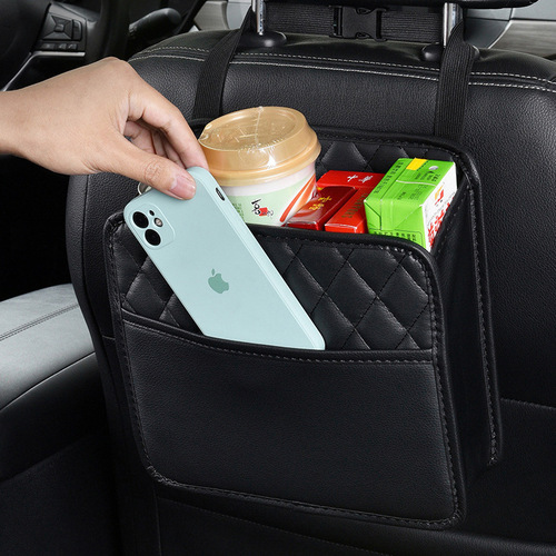 Car storage hanging bag car seat back garbage bag car seat back storage box multifunctional storage box