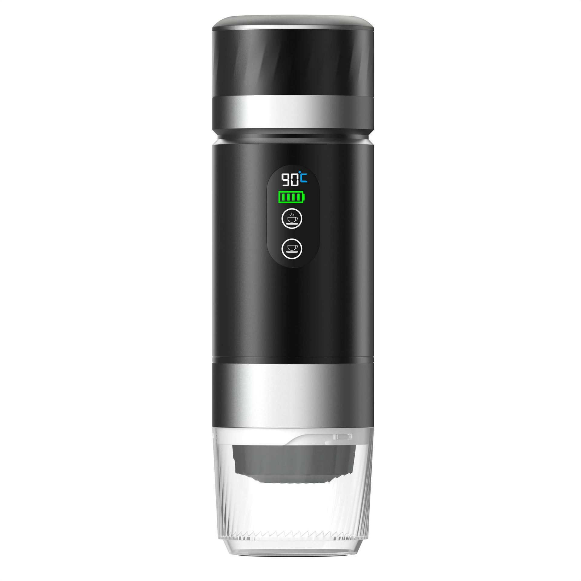 Máquina de café cápsula portátil con batería desmontable eléctrica pequeña máquina de café de calefacción inalámbrica al aire libre para viajes domésticos