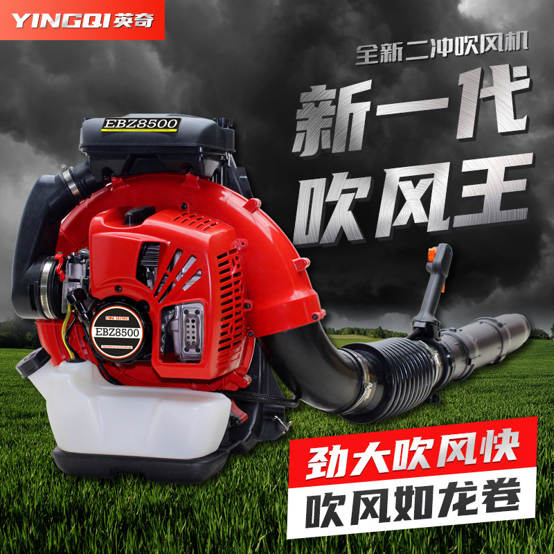 Yingqi ventas directas de fábrica mochila gasolina secador de pelo de efecto invernadero soplador de nieve camino de limpieza extintor de viento