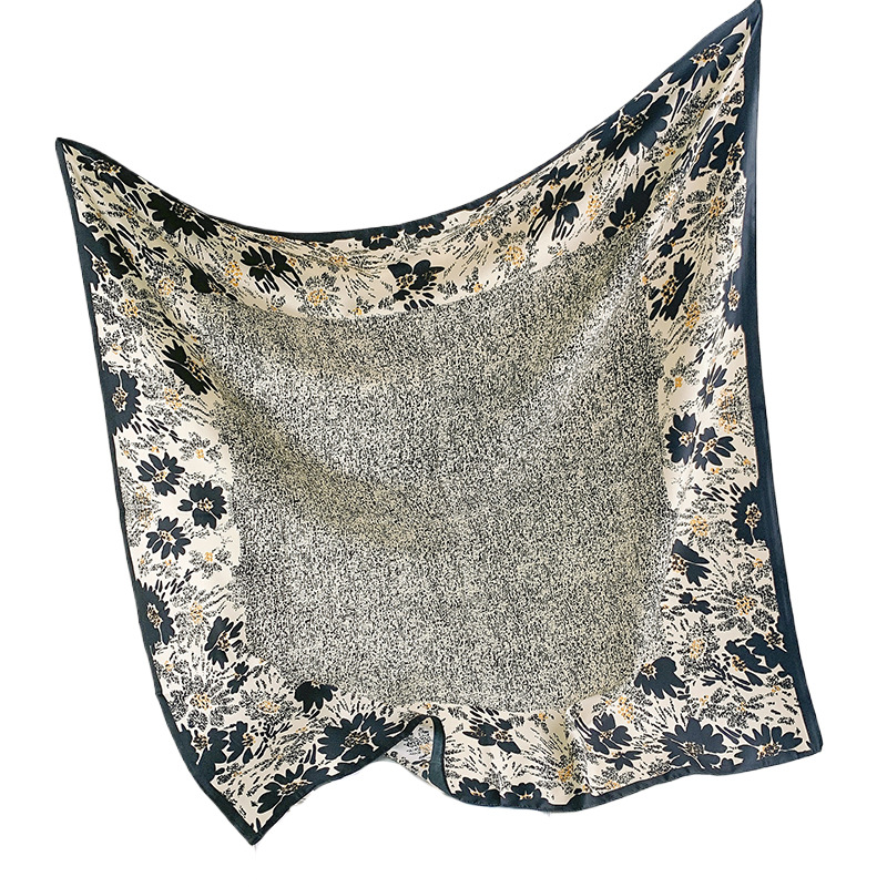 90 toallas cuadradas de moda profesional coreana para mujeres con bufandas de seda para enviar a la madre bufandas de cumpleaños set de caja de regalo