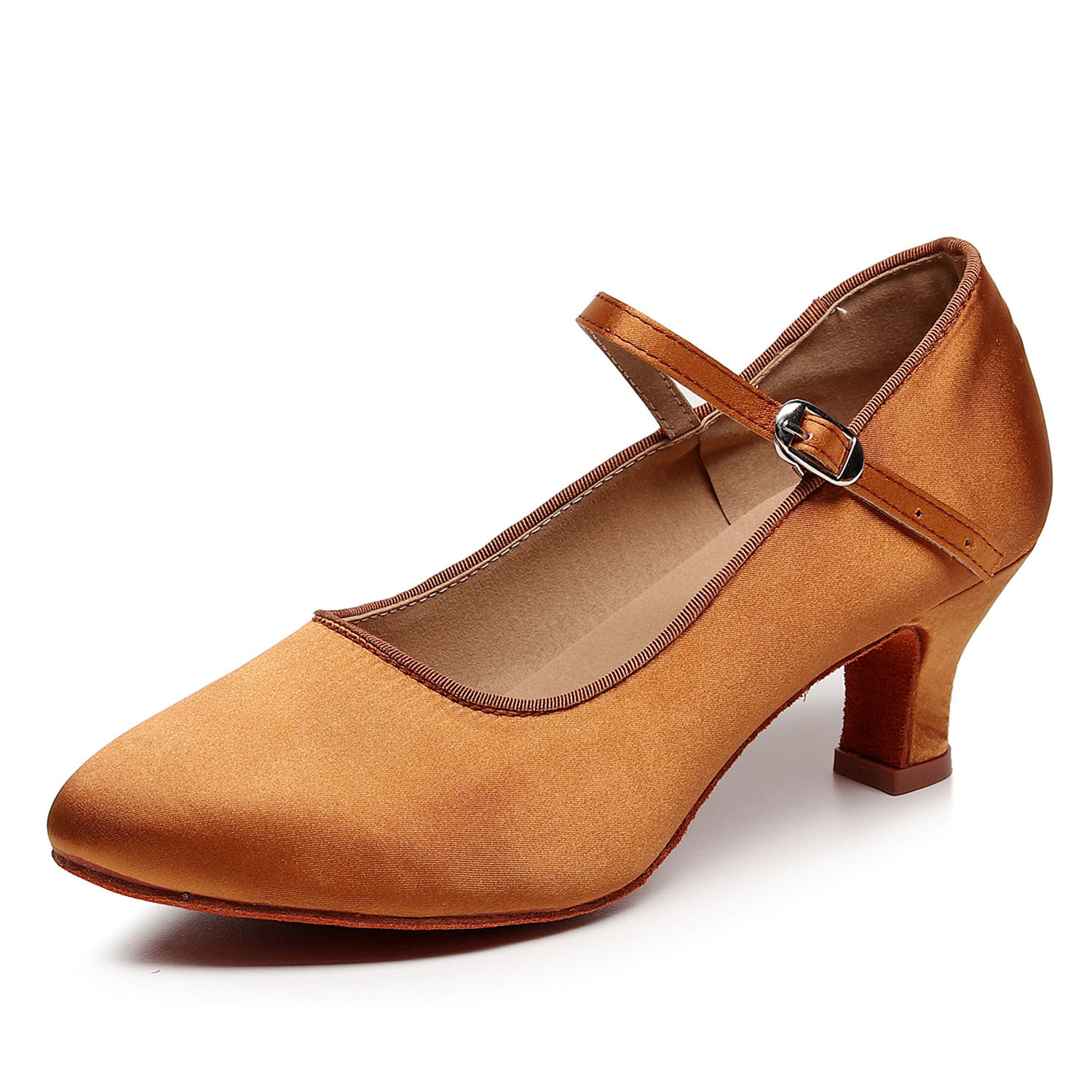 Zapatos de baile latinos verdaderos zapatos de baile modernos de tacones altos de baile de baile de baile de baile suave un cabello