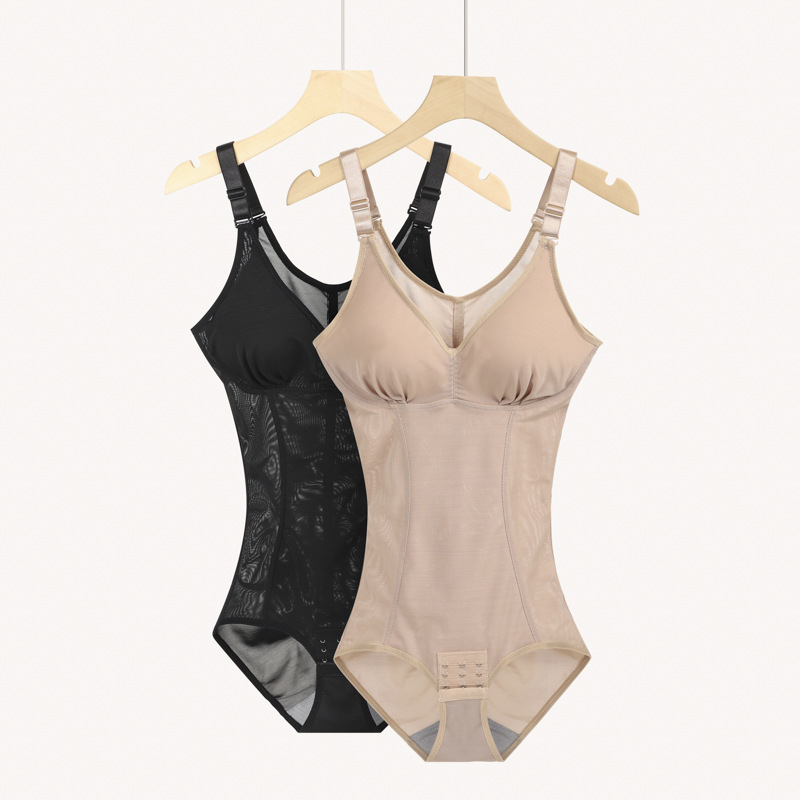 Shaping clothes one-in-one enhanced version of postpartum abdomen hip waist open row buckle with chest pad chest belt manufacturers wholesale