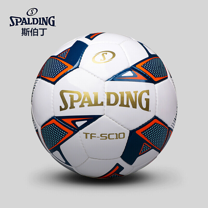 斯伯丁SPALDING标准5号训练比赛足球手缝耐用64-970Y 大牌