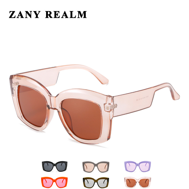 Nueva transfronteriza más tamaño cuadrado gafas de sol retro de comercio exterior color vintage gafas de sol suministro directo de fábrica