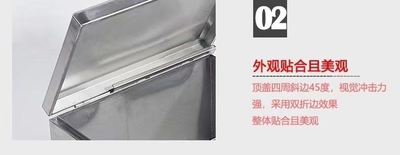 Waterproof storage box, large size, for motorcycle rear trunk, tool storage, electric scooter tail box, thickened, stainless steel