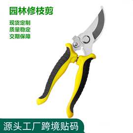 修枝剪刀树枝剪刀果园粗枝嫁接摘果果树修剪弯头不锈钢枝条盆景