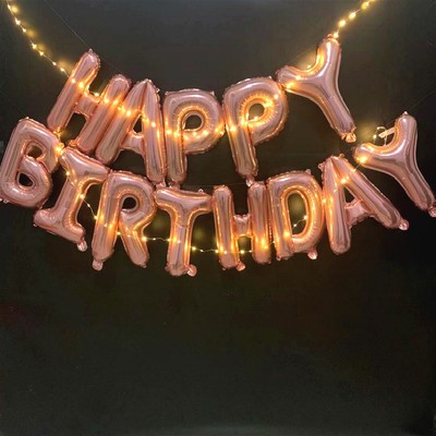 Classic Style Letter Aluminum Film Birthday Balloons display picture 4